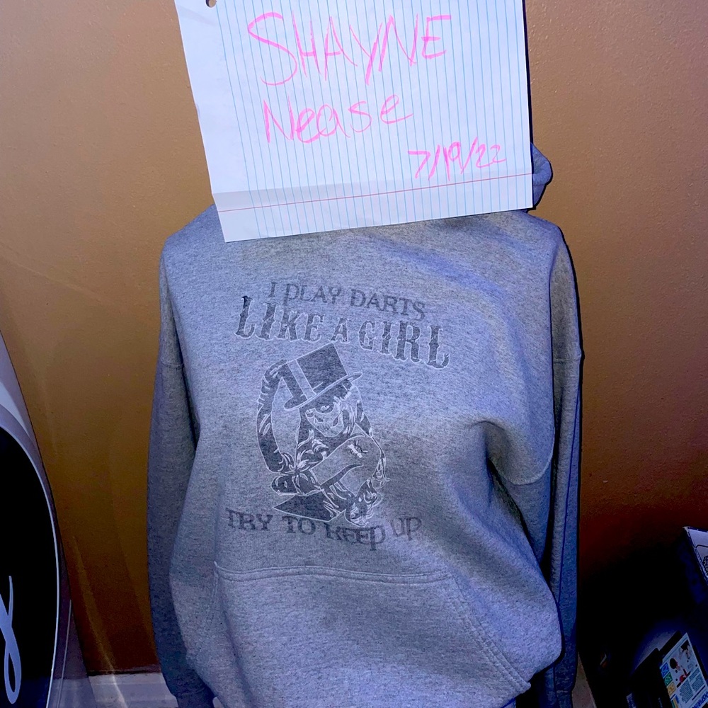 “I play dart like a girl keep up” Hoodie
